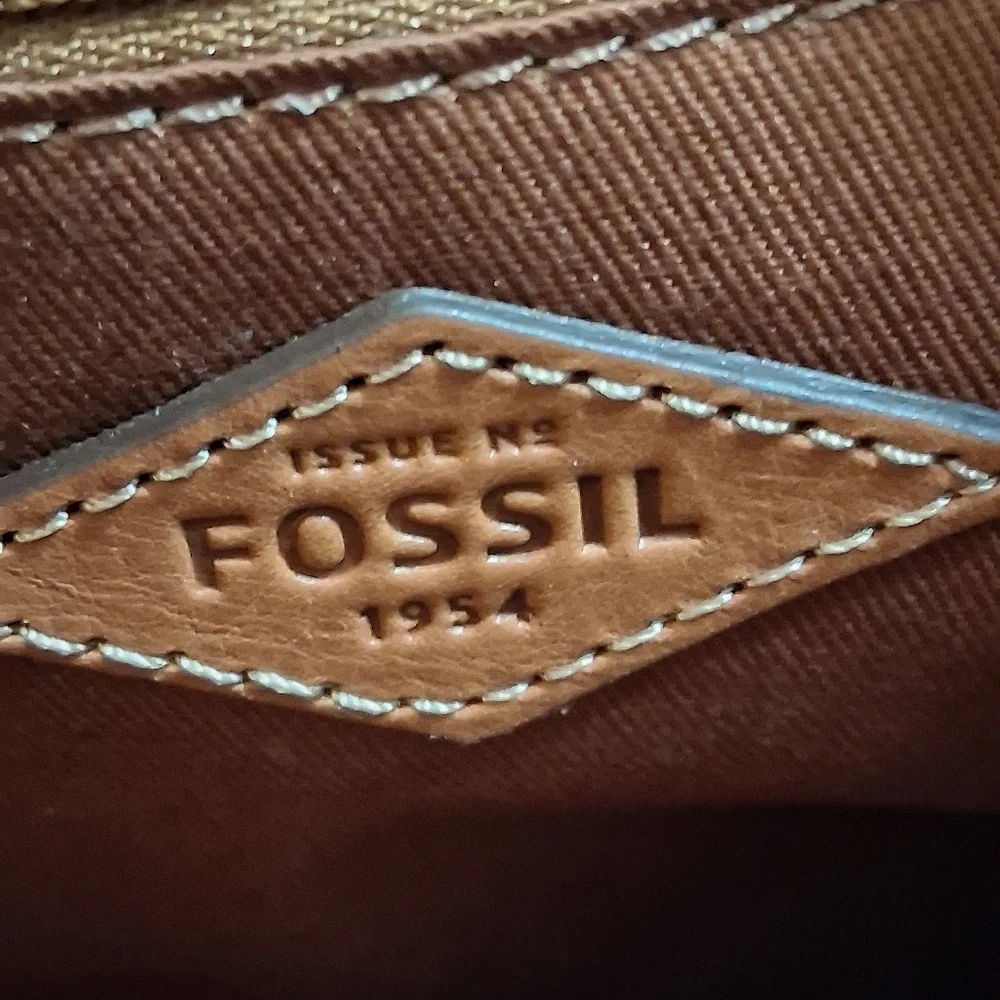 Fossil Brown Crossbody Bag